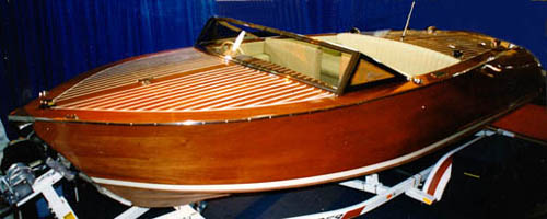 classic wooden runabout