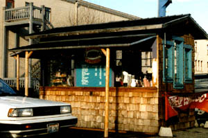 view of coffee stand