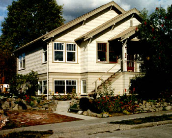 Fremont craftsman-style home, remodeled with larger footprint and full-height basement